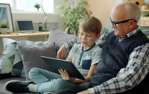 Family members discussing a multigenerational estate plan
