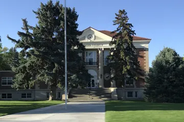 Big Horn County Courthouse in Basin, Wyoming